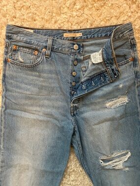 Levis ribcage ankle jeans